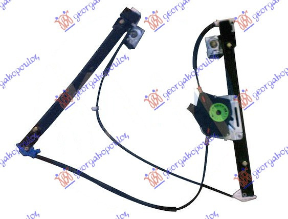 Ngritës/rregullator dritare elektrik 3 dyer (pa motor)