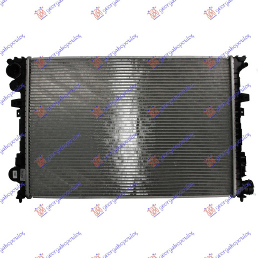 Radiator për motor 1,6-1,8-2,0 benzinë (me kondicioner) (67x47x23)