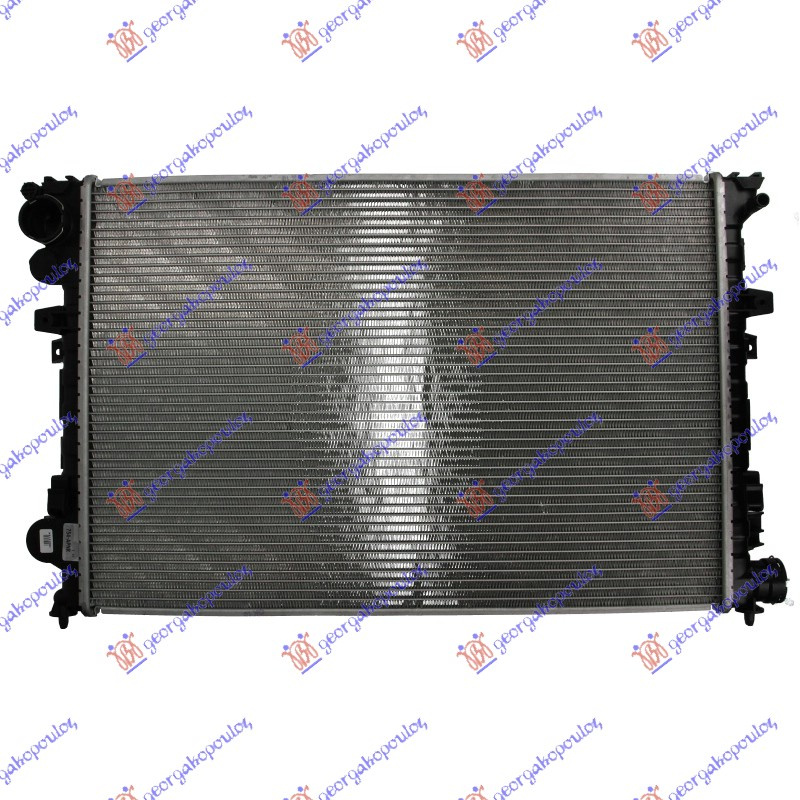 Radiator për motor 1,6-1,8-2,0 benzinë (me kondicioner) (67x47x23)