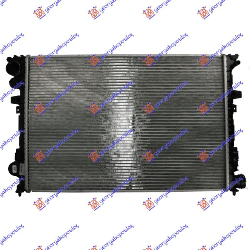 Radiator për motor 1,6-1,8-2,0 benzinë (me kondicioner) (67x47x23) (VALEO CLASSIC)