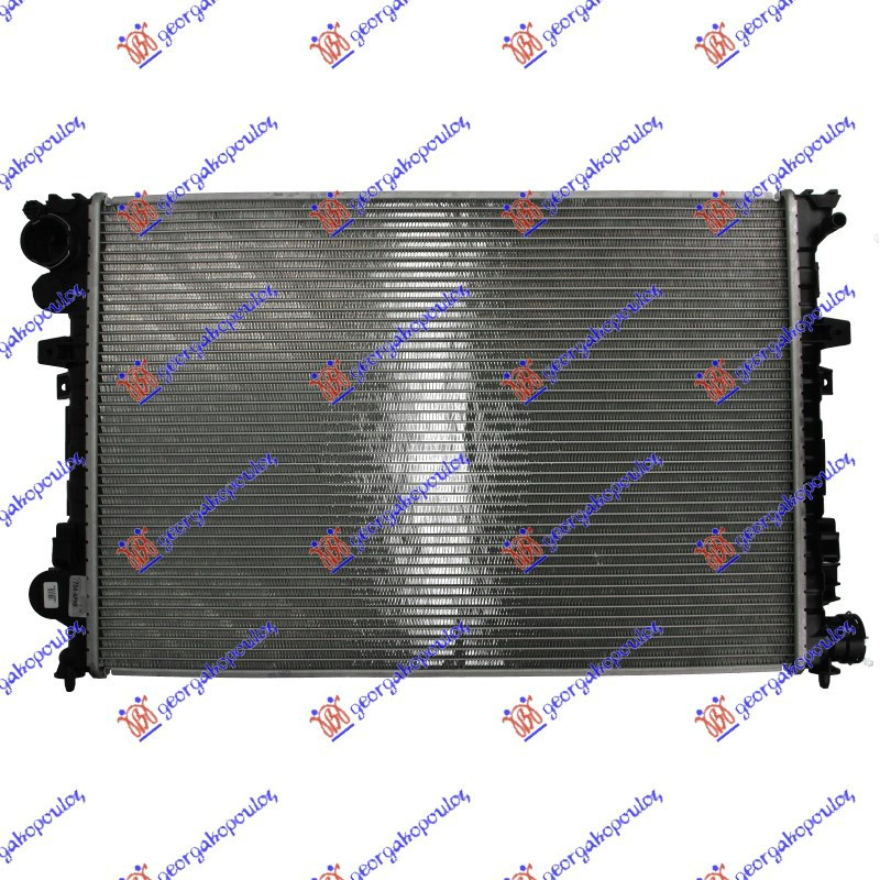 Radiator për motor 1,6-1,8-2,0 benzinë (me kondicioner) (67x47x23) (VALEO CLASSIC)