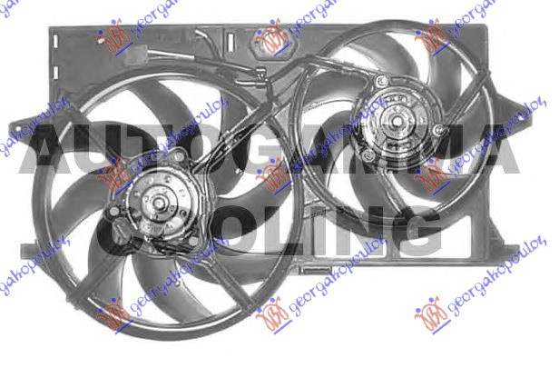 Ventilator komplet dopio benzinë/dizel