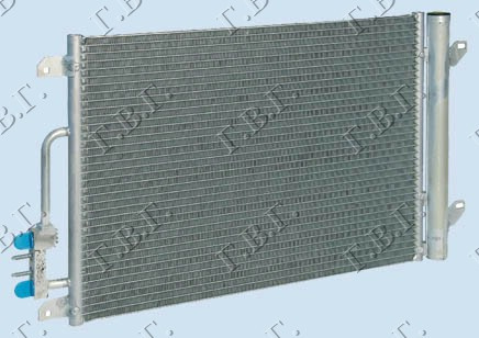 Radiator i kondicionerit benzinë/dizel (50,5x35,4x16)