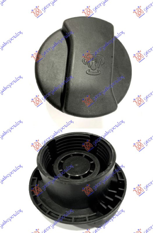 Kapak për rezervoarin për antifriz dizel 1.9/2.0 TDI - benzinë 1.8T 20V/2.0/2.8 V6 (1,4bar)