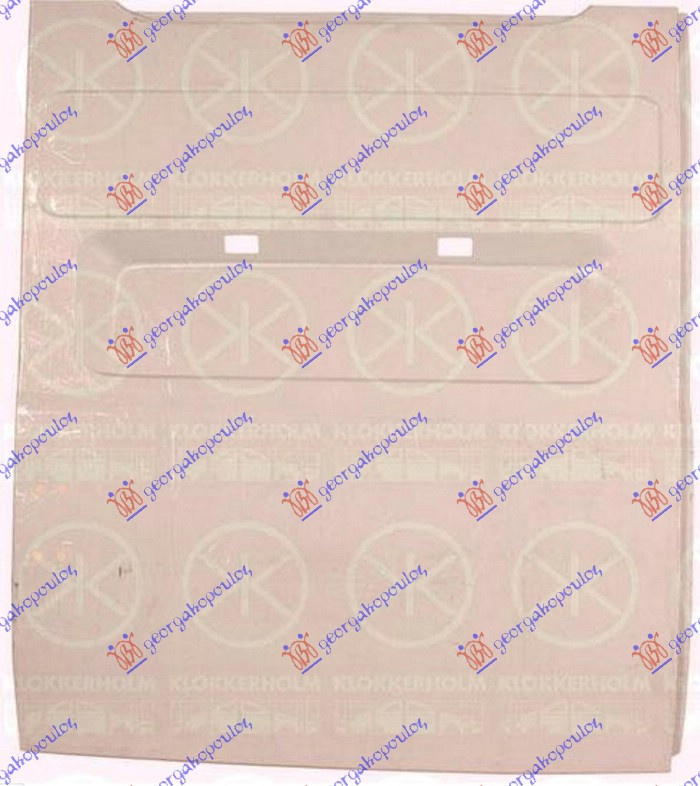 Panel mbrojtje dera e bagazhit (derë dopio) e poshtme e jashtme 96cm