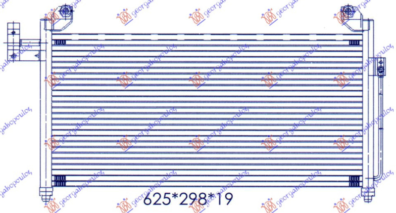 Radiator i kondicionerit (60x30)