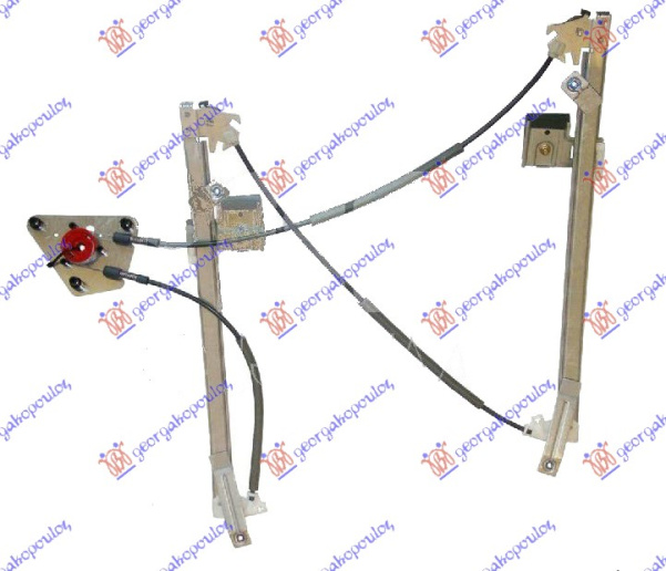 Ngritës/rregullator për dritaren e përparme elektrik 5 dyer (pa motor) (А cilësi)