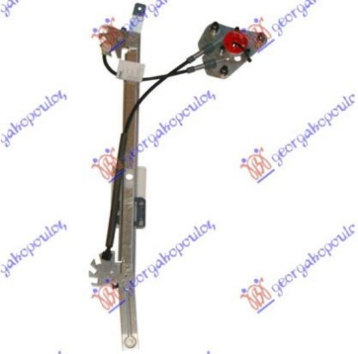 Ngritës/rregullator për dritaren e pasme elektrik (pa motor)