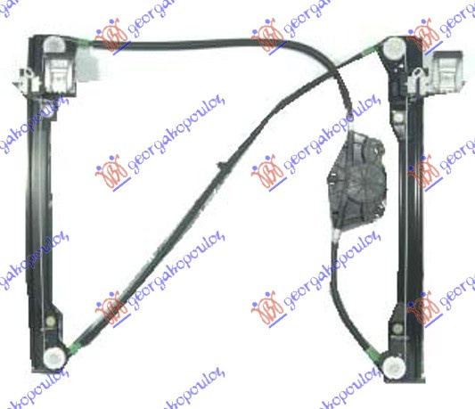 Ngritës/rregullator për dritaren e përparme elektrik (pa motor) (H/B)