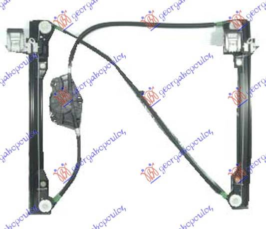 Ngritës/rregullator për dritaren e përparme elektrik (pa motor) (H/B)