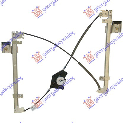 Ngritës/rregullator për dritaren e përparme elektrik (pa motor) (А cilësi)