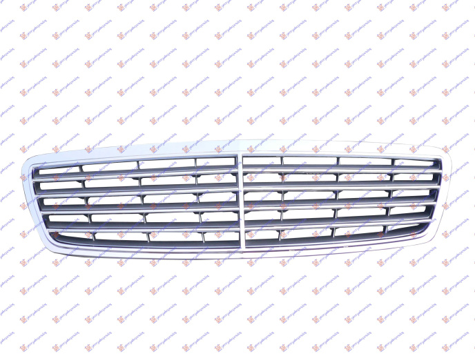 Maskë pvc/grilë (krom- gri)