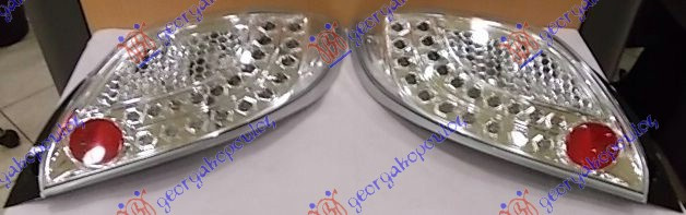 Drita stop set krom LED