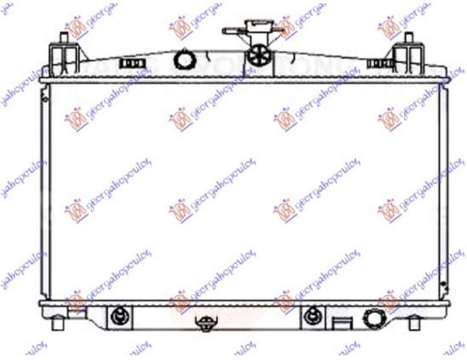 Radiator për motor 1,3-1,5 16V (me/pa kondicioner) (marsh manual/automatik) (35x55x1,6) (KOYO)