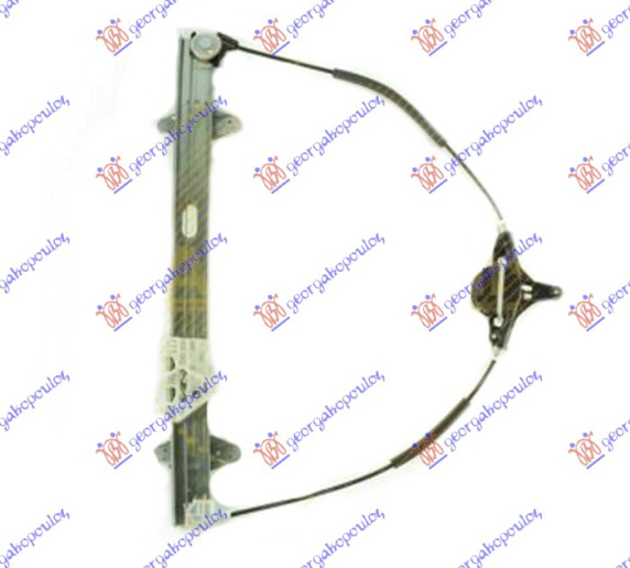 Ngritës/rregullator për dritaren e përparme elektrik (pa motor) (А cilësi) 2 dyer