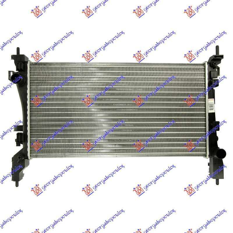Radiator për motor 1,4 HDi (63,2x34,1x23) pa kondicioner (MAHLE BEHR)