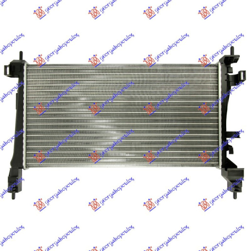 Radiator për motor 1,4 HDi (63,2x34,1x23) pa kondicioner (MAHLE BEHR)