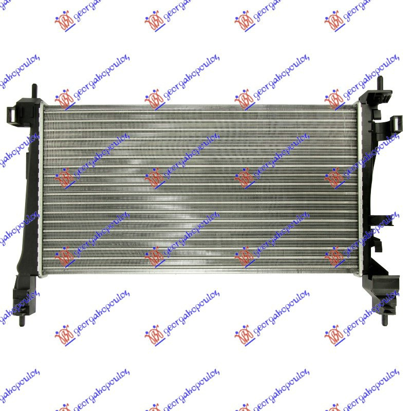 Radiator për motor 1,4 HDi (63,2x34,1x23) pa kondicioner (MAHLE BEHR)