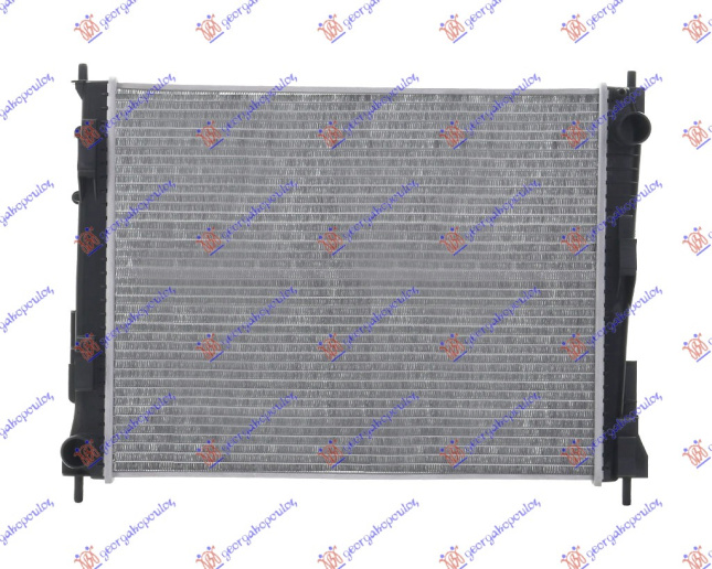 Radiator për motor 1.2benzinë -1.5DCi (me kondicioner) (49x40)