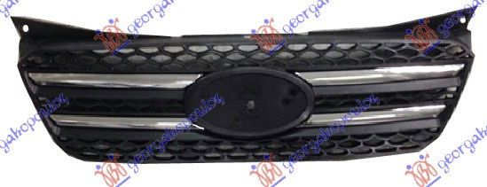 Maskë pvc/grilë me shirit krom