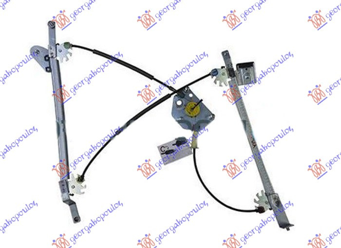 Ngritës/rregullator për dritaren e përparme elektrik (pa motor) (А cilësi)