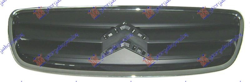 Maskë pvc/grilë (kornizë krom)