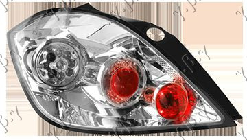 Drita stop set LED krom 5 dyer