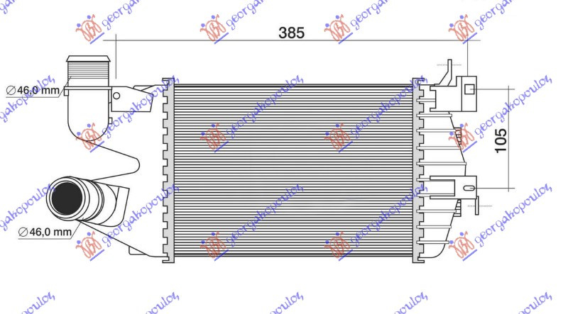 Interkuler 1.7 CDTi dizel (260x180x62)