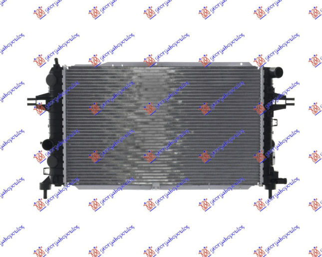 Radiator për motor 2.0 cc 16V /TURBO (me/pa kondicioner) (60x37)