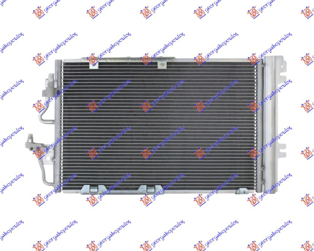 Radiator i kondicionerit 1.8-2.2i 16v (55.5x38.2x1.2)