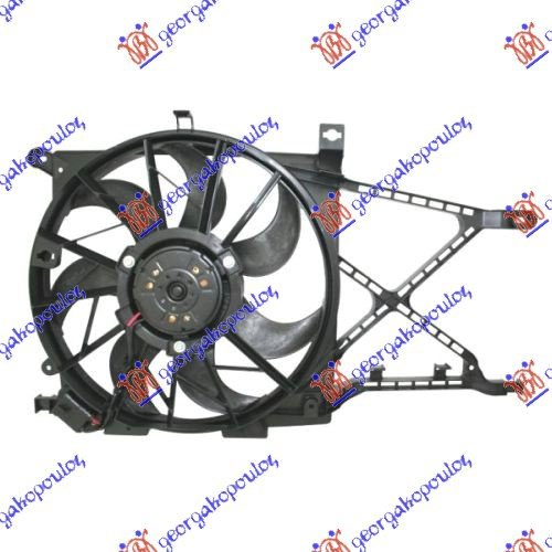Ventilator për radiator me motor komplet benzinë (z16xep-z18xep) (3 pinë)