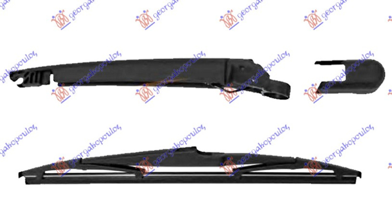 Larës dritaresh i pasëmme krah dhe teh (GTC) 230mm