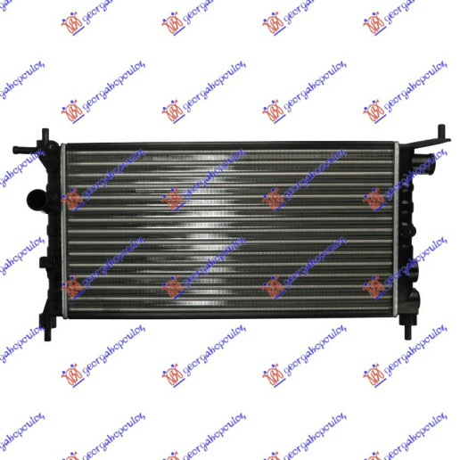 Radiator për motor 1.2-1.4 (pa kondicioner) (53x28) (diagonal) (MAHLE BEHR PREMIUM)