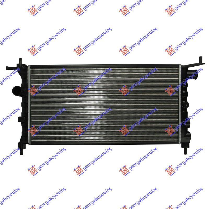 Radiator për motor 1.2-1.4 (pa kondicioner) (53x28) (diagonal) (MAHLE BEHR PREMIUM)