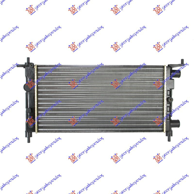 Radiator për motor 1.0-1.2 (pa kondicioner) 97- (53x28)
