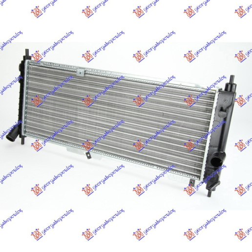 Radiator për motor 1.2-1.4 (me kondicioner) (68x27,5) (diagonal)