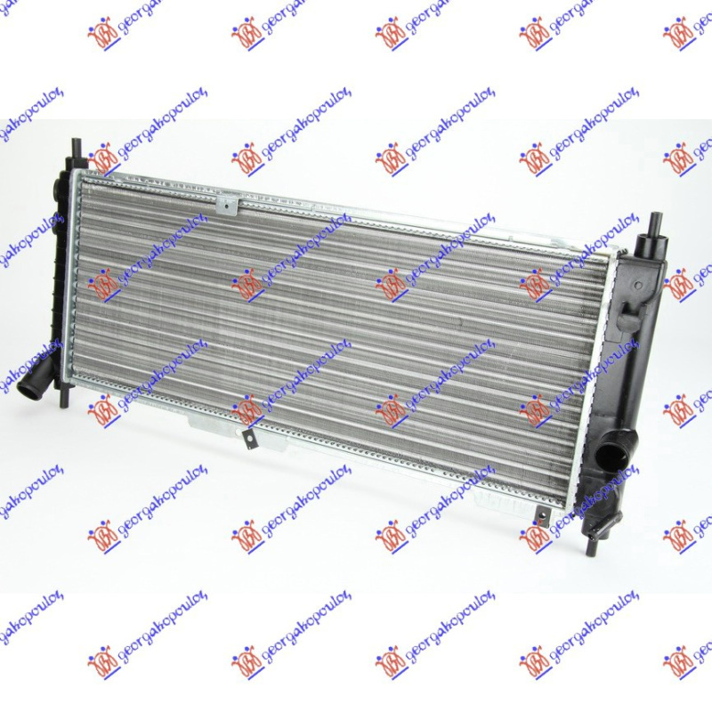 Radiator për motor 1.2-1.4 (me kondicioner) (68x27,5) (diagonal)