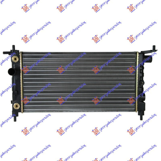 Radiator për motor 1.4-1.6 pa kondicioner (53x28.5x26) (marsh automatik) (diagonal)