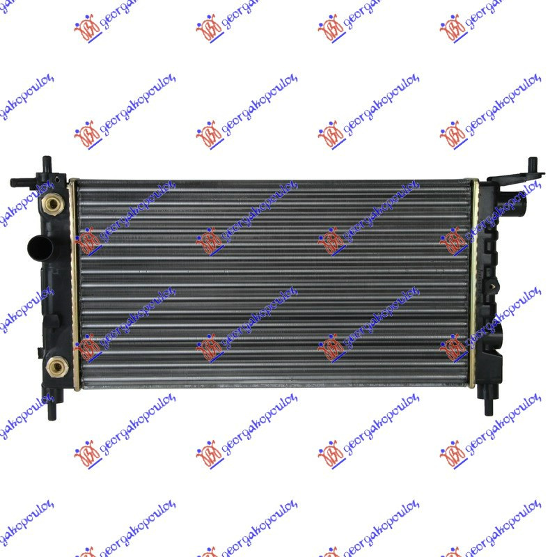 Radiator për motor 1.4-1.6 pa kondicioner (53x28.5x26) (marsh automatik) (diagonal)