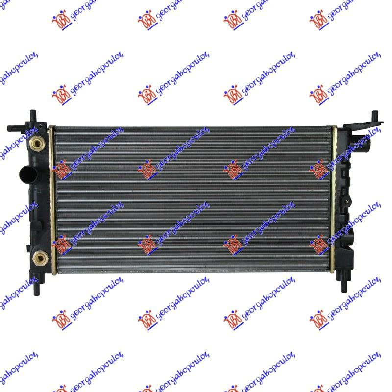 Radiator për motor 1.4-1.6 (pa kondicioner) (53x28.5x26) (marsh automatik) (MAHLE BEHR)