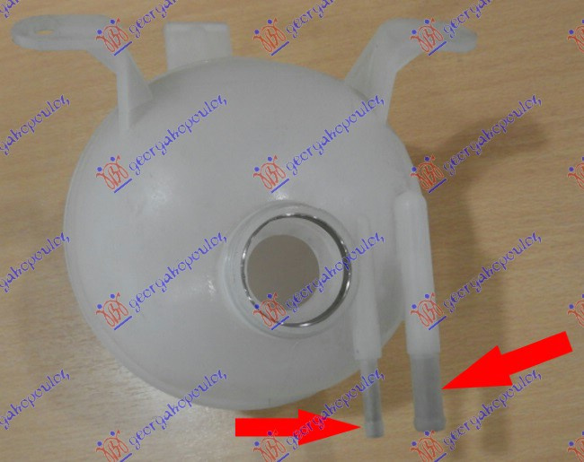 Rezervoar për antifriz (2 tuba) benzinë 1.0 12v/1.2.16v/1.4 16v/1.6.16v - dizel 1.5/1.7