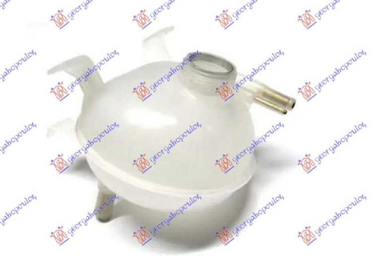 Rezervoar për antifriz (2 tuba) benzinë 1.0 12v/1.2.16v/1.4 16v/1.6.16v - dizel 1.5/1.7
