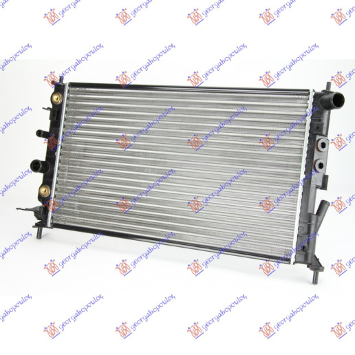 Radiator për motor 2,5 24V (marsh manual/automatik) (62,7x37)