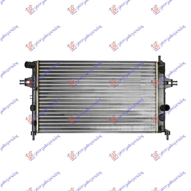 Radiator për motor 1,4-1,6-1,8 (me kondicioner) (60x37)
