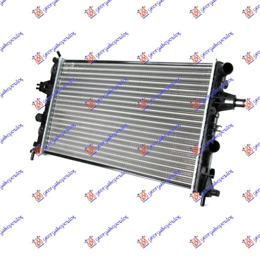 Radiator për motor 1.6CC 16V (me kondicioner) (60x37)