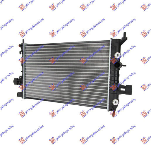 Radiator për motor 1,4-1,6-1,8 ΑT (me kondicioner) (60x37) (MAHLE BEHR PREMIUM LINE)