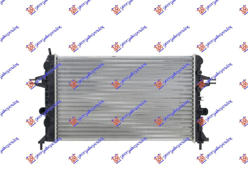 Radiator për motor 1,6i16V (me kondicioner) (60x37) (DGNL) Z16xEP (MAHLE BEHR)