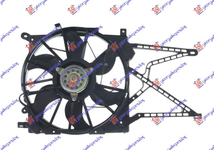 Ventilator komplet dizel (pa kondicioner) (3 pinë)