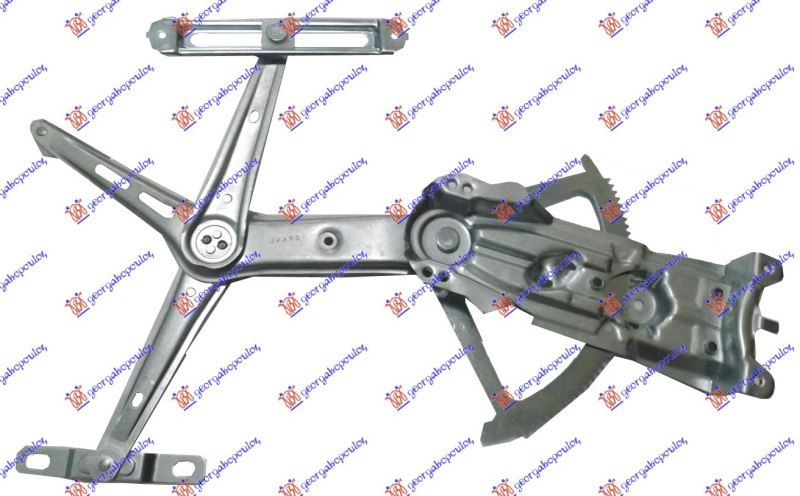 Ngritës/rregullator për dritaren e përparme elektrik 3/5 dyer (pa motor)