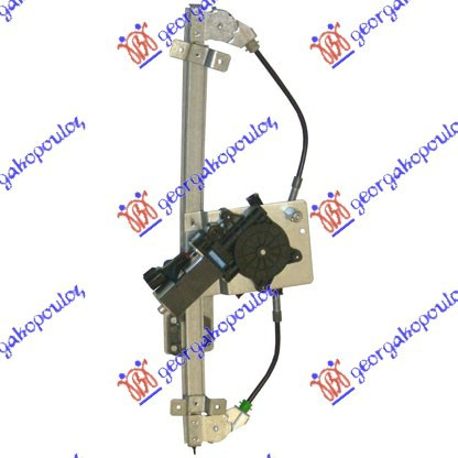 Ngritës/rregullator për dritaren e pasme elektrik 4 dyer